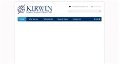 Desktop Screenshot of kirwinstrategies.com