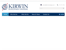 Tablet Screenshot of kirwinstrategies.com